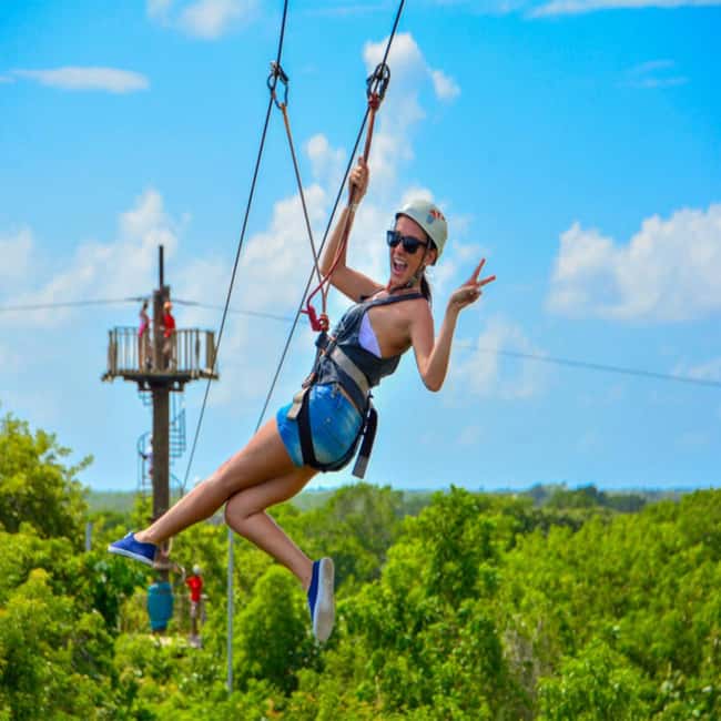 Zip Line Playa Esmeralda With Redonda Mountain - Redonda Mountain and the wide-angle view