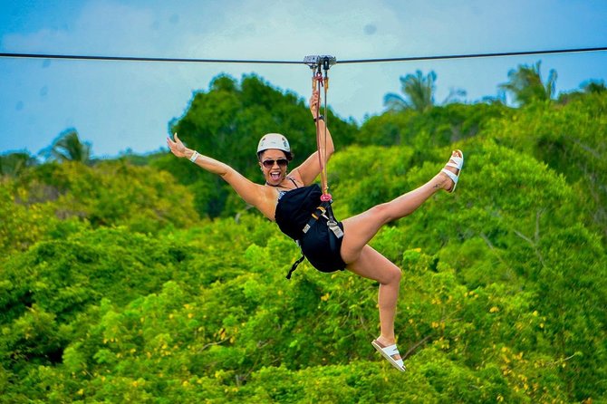 Zipline Mega Splash at Bavaro Adventure Park - Lunch adds real value, with one catch